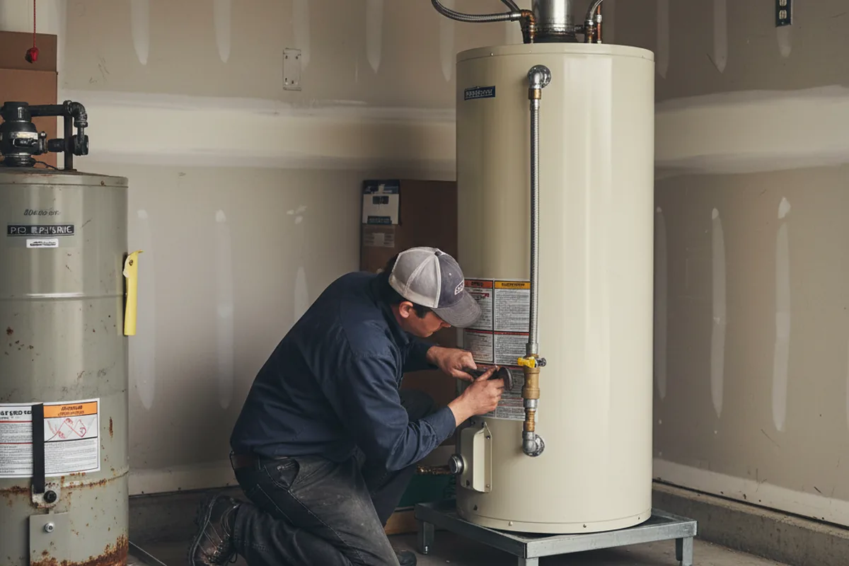 Water heater and shutoff valve replacement in Jurupa Valley